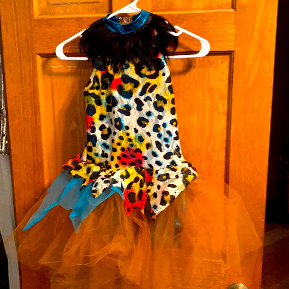 Leopard Jungle Dance Costume size 7